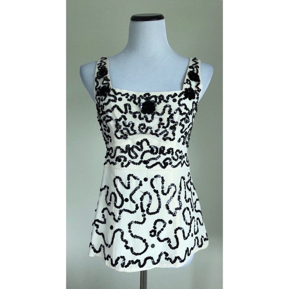 Nanette Lepore Silk Ivory Top ~ Size 6